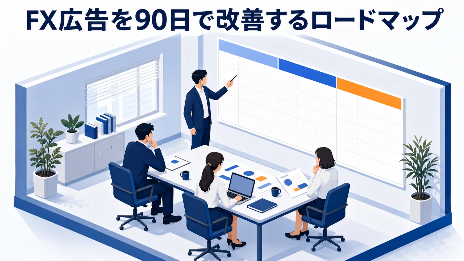 FX広告を90日で改善するロードマップ