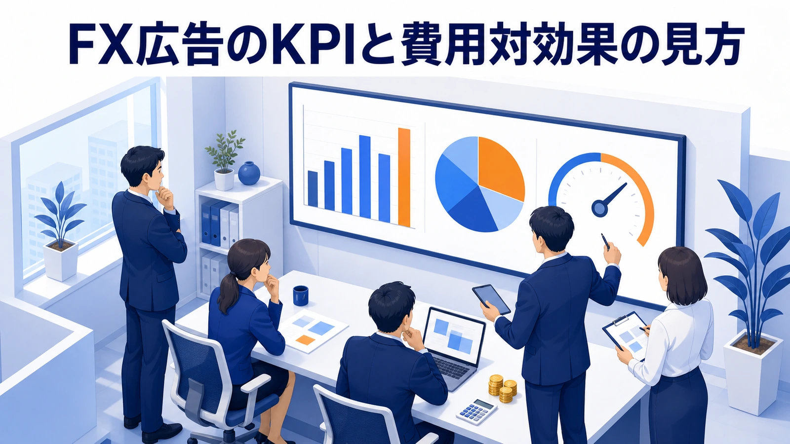 FX広告のKPIと費用対効果の見方