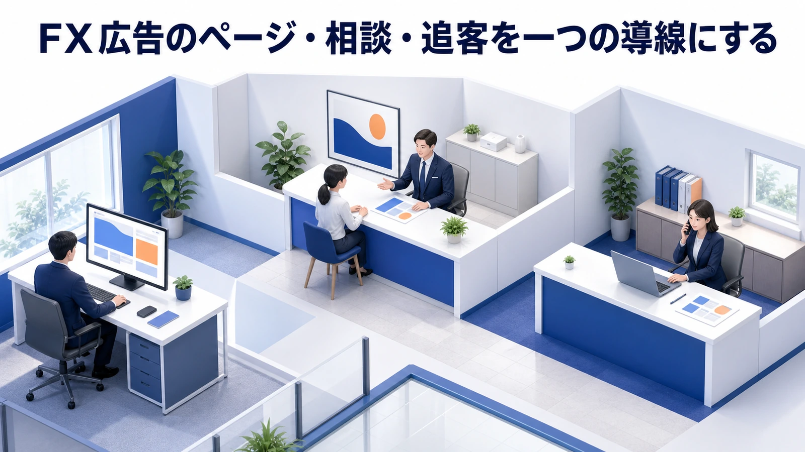 FX広告のページ・相談・追客を一つの導線にする