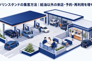 ガソリンスタンドの集客方法|給油以外の来店・予約・再利用を増やす