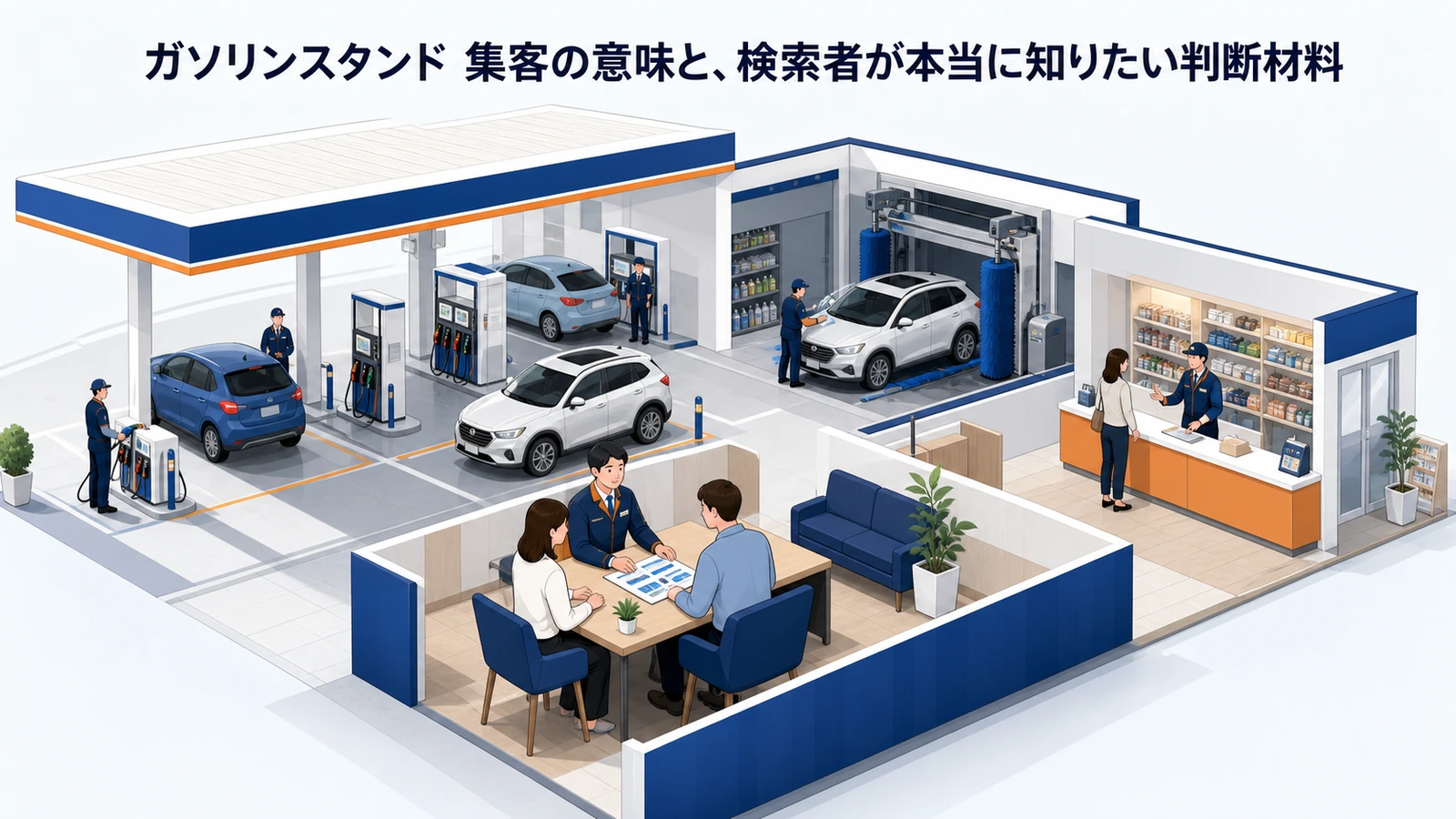 ガソリンスタンド 集客の意味と、検索者が本当に知りたい判断材料