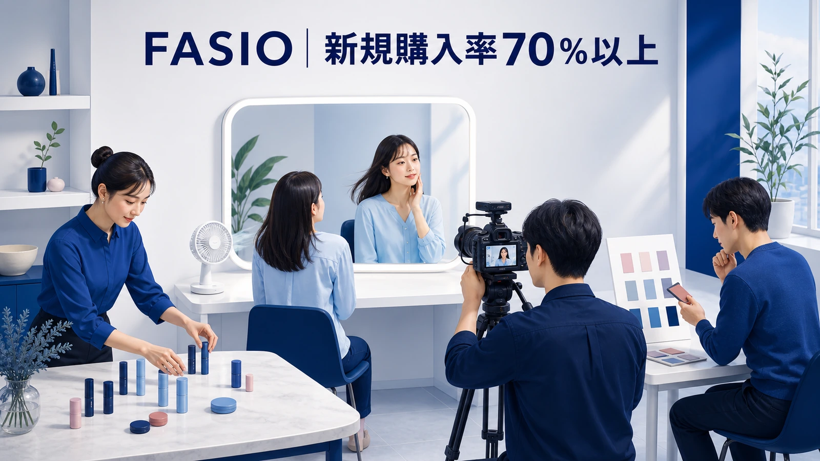FASIOが商品の持続性を動画で可視化し新規購入を増やした事例イメージ