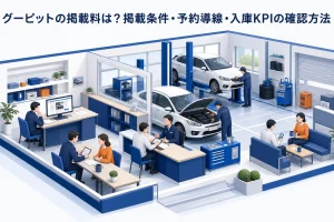 グーピットの掲載料は?掲載条件・予約導線・入庫KPIの確認方法