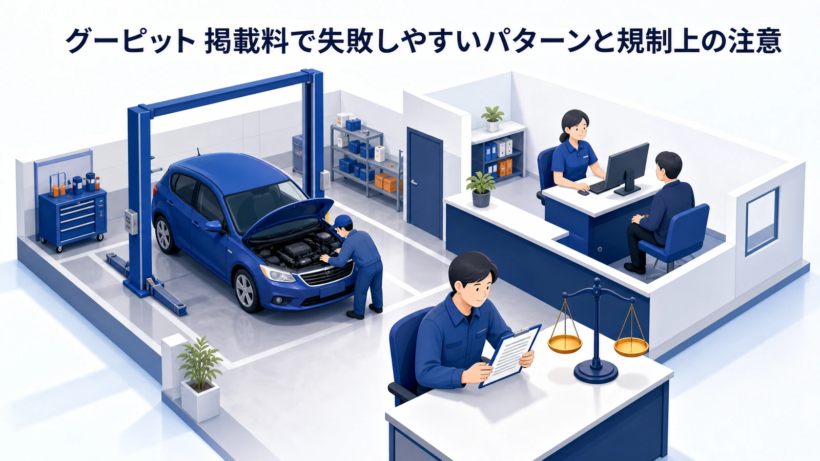 グーピット 掲載料で失敗しやすいパターンと規制上の注意