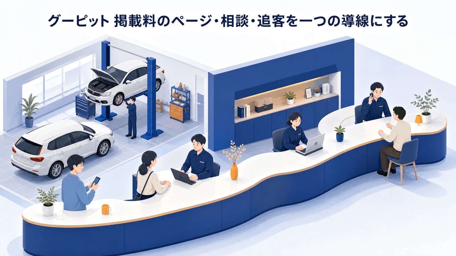 グーピット 掲載料のページ・相談・追客を一つの導線にする