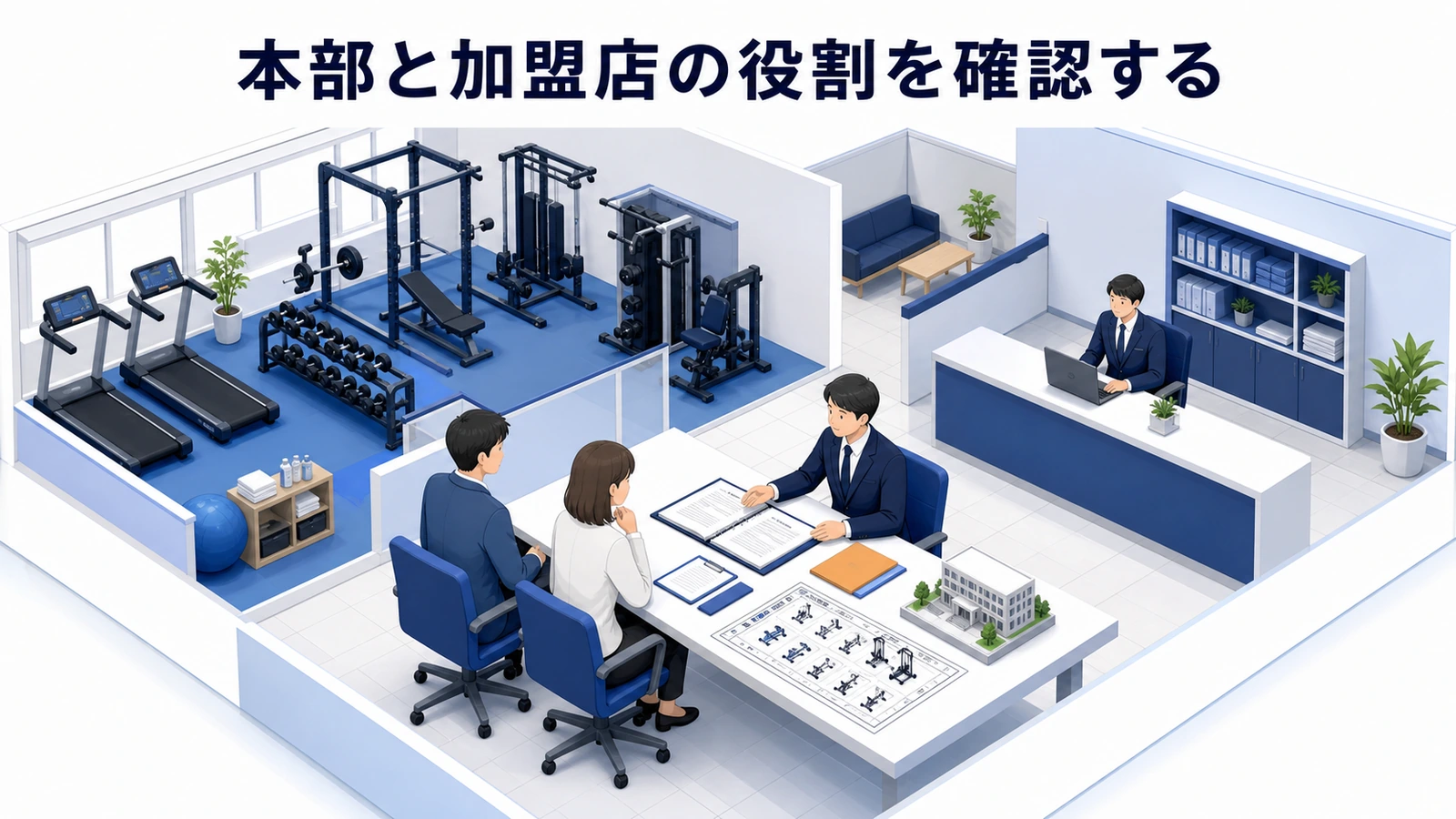 本部と加盟店の役割を確認する