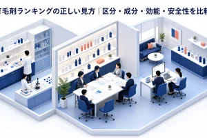 育毛剤ランキングの正しい見方｜区分・成分・効能・安全性を比較
