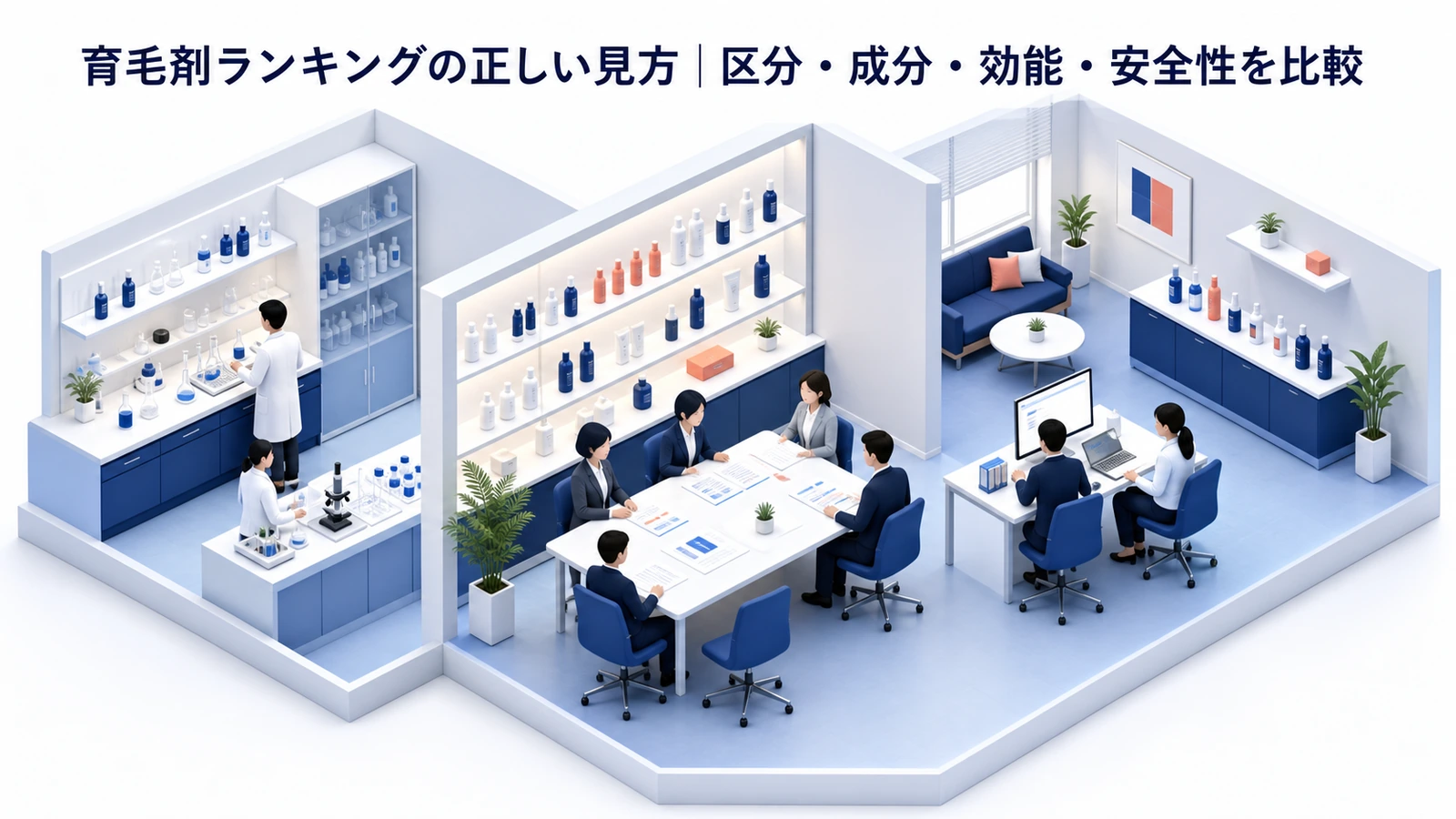 育毛剤ランキングの正しい見方｜区分・成分・効能・安全性を比較