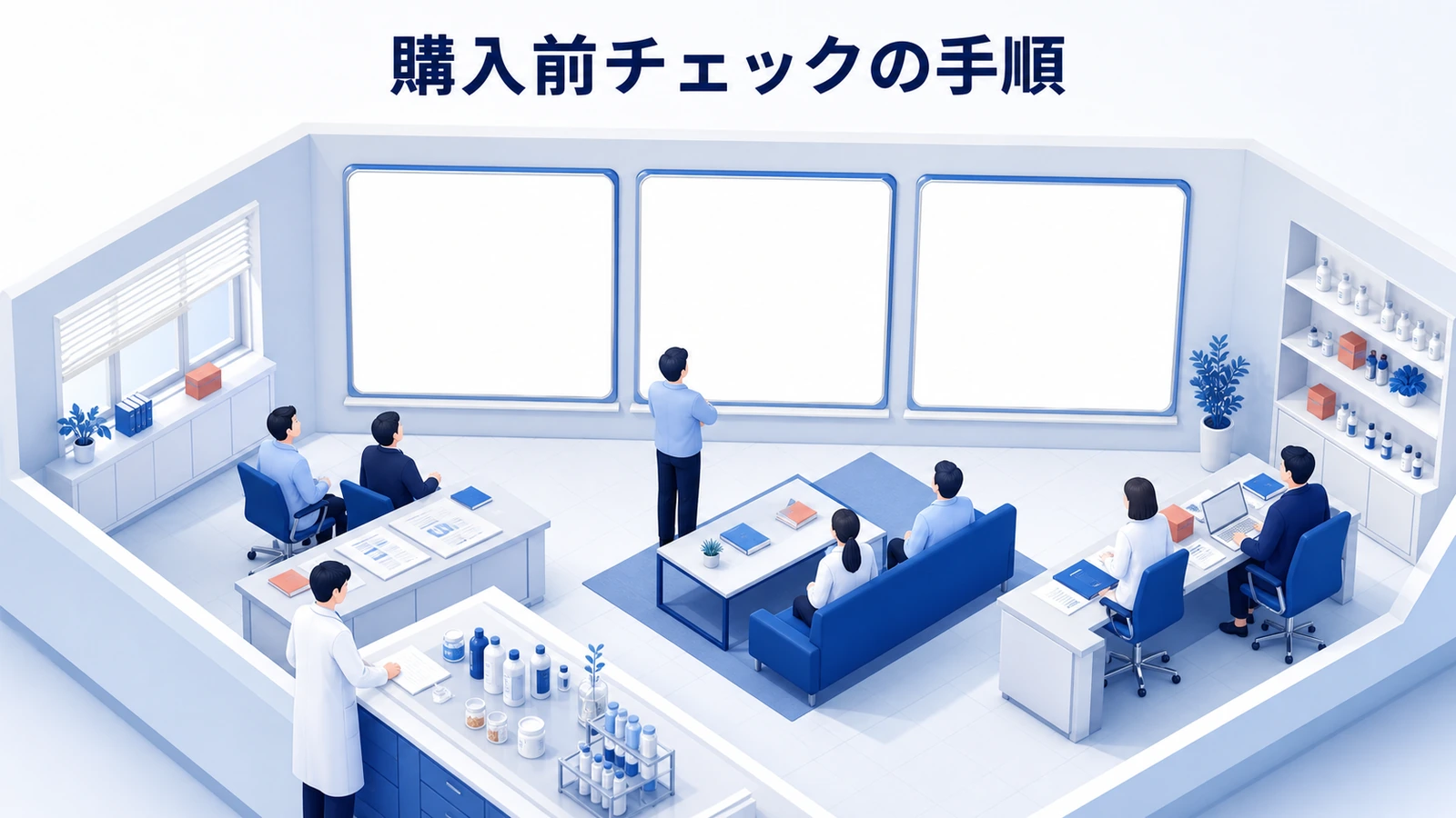 購入前チェックの手順