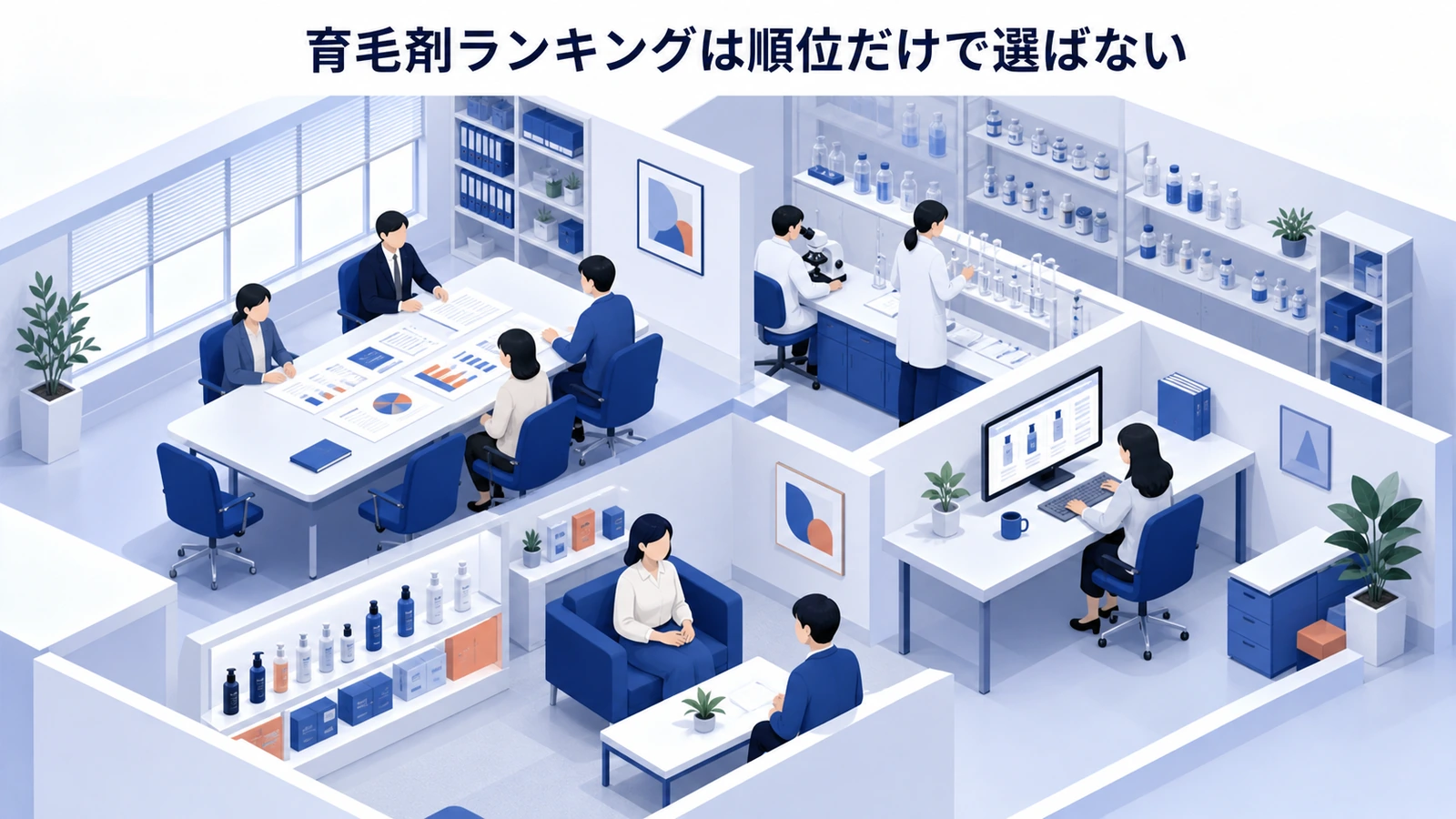 育毛剤ランキングは順位だけで選ばない