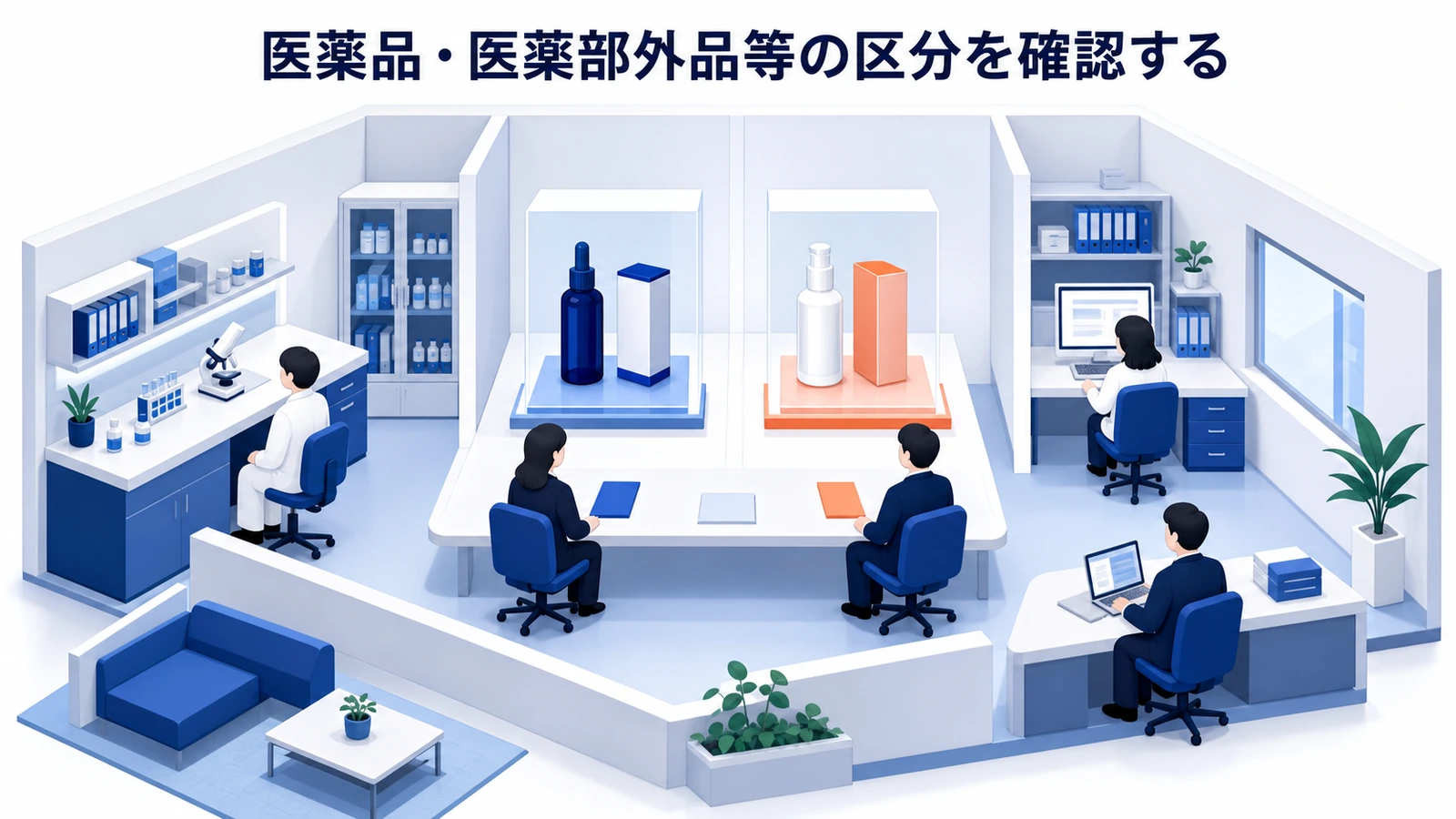 医薬品・医薬部外品等の区分を確認する
