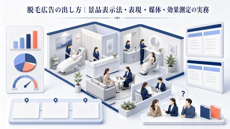 脱毛広告の出し方｜景品表示法・表現・媒体・効果測定の実務