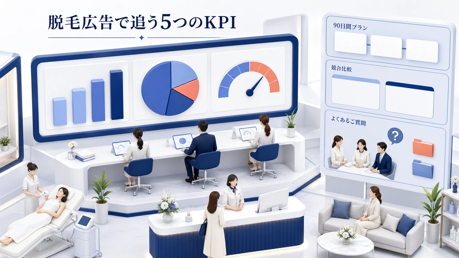脱毛広告で追う5つのKPI