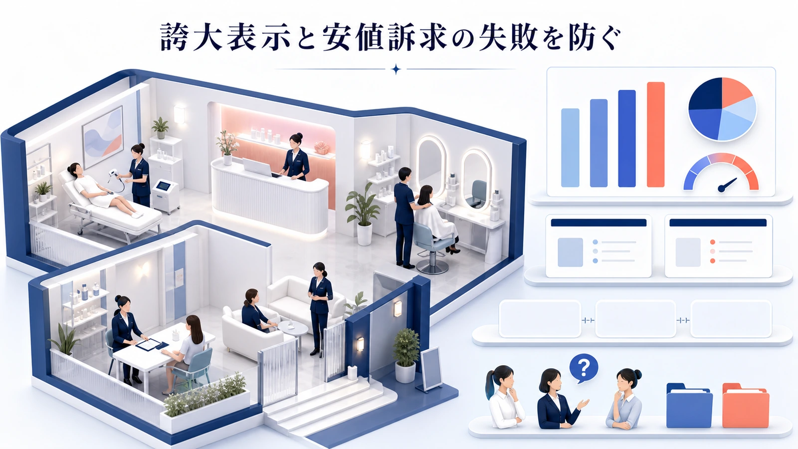 誇大表示と安値訴求の失敗を防ぐ