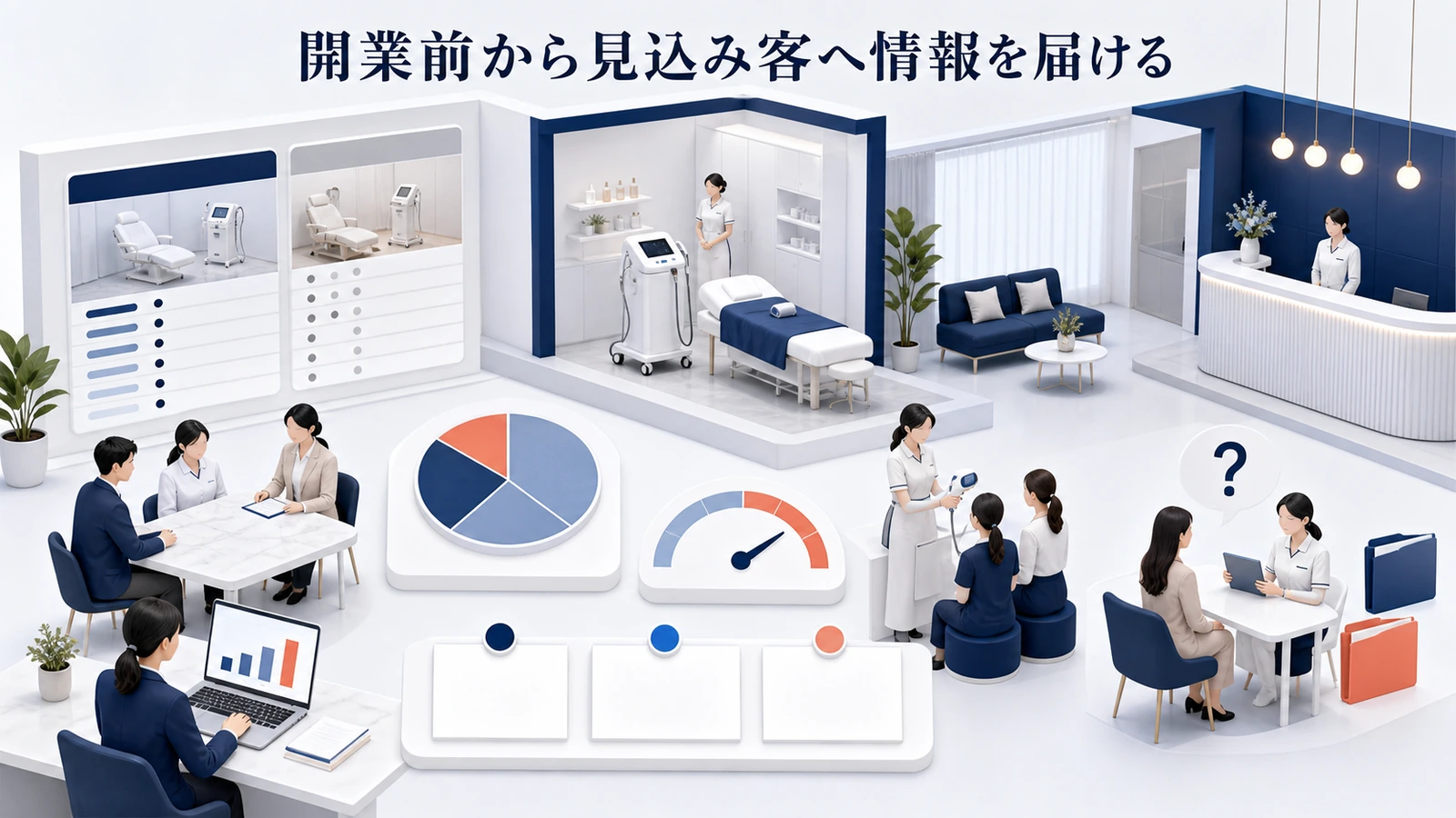 開業前から見込み客へ情報を届ける
