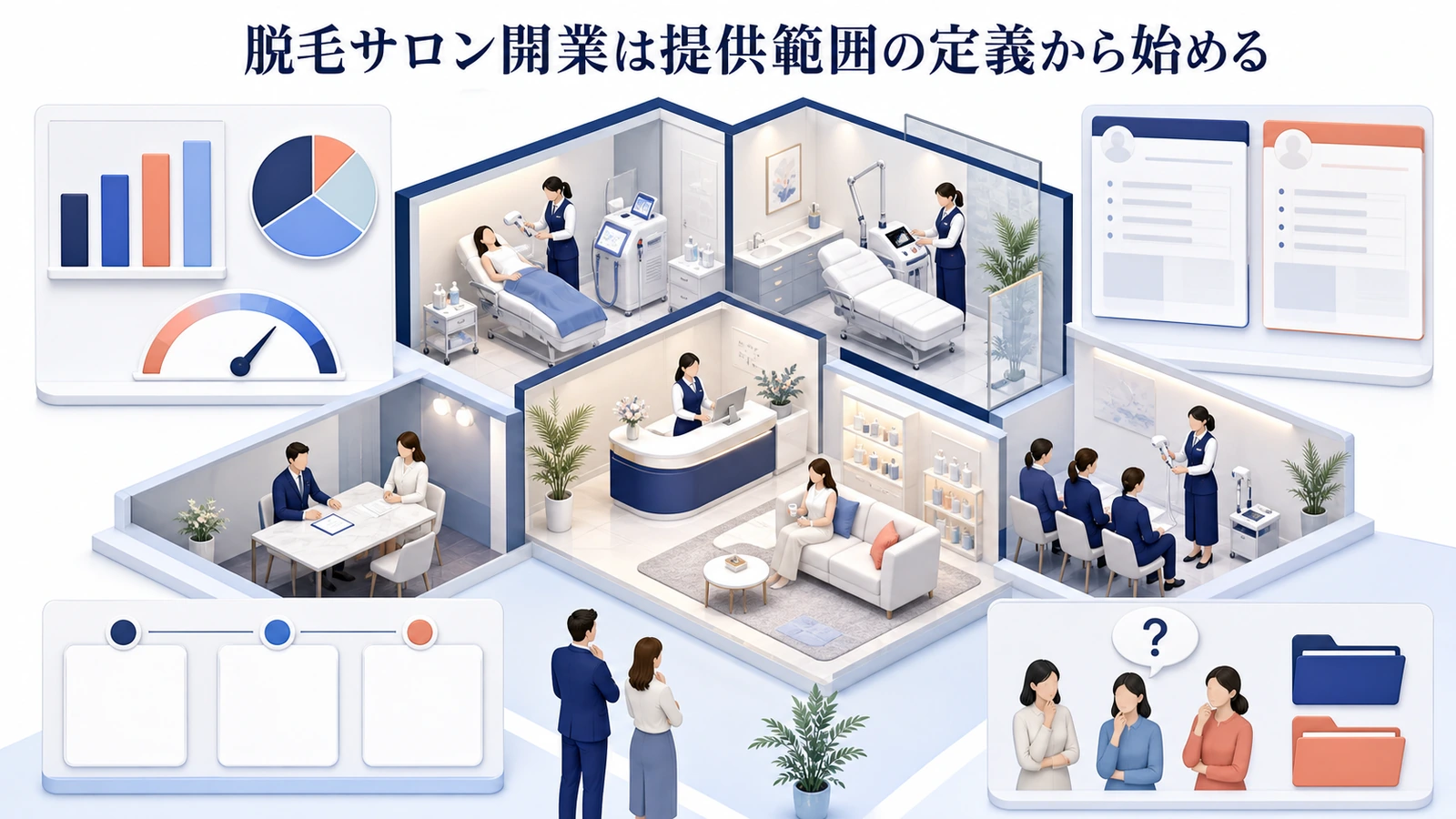 脱毛サロン開業は提供範囲の定義から始める