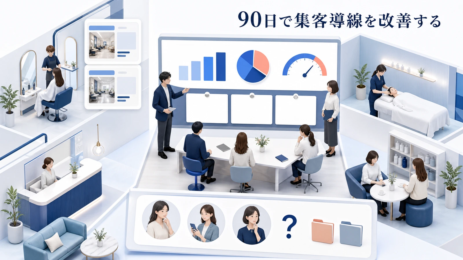 90日で集客導線を改善する