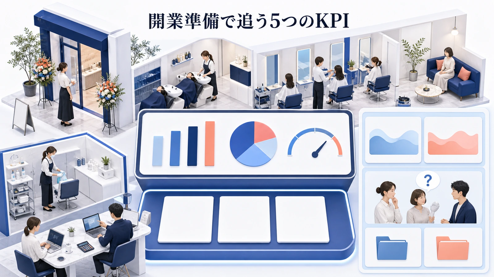 開業準備で追う5つのKPI
