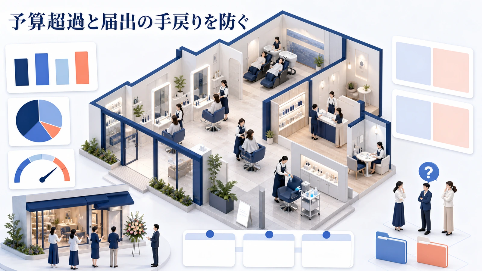 予算超過と届出の手戻りを防ぐ