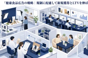 健康食品広告の戦略｜規制に配慮して新規獲得とLTVを伸ばす