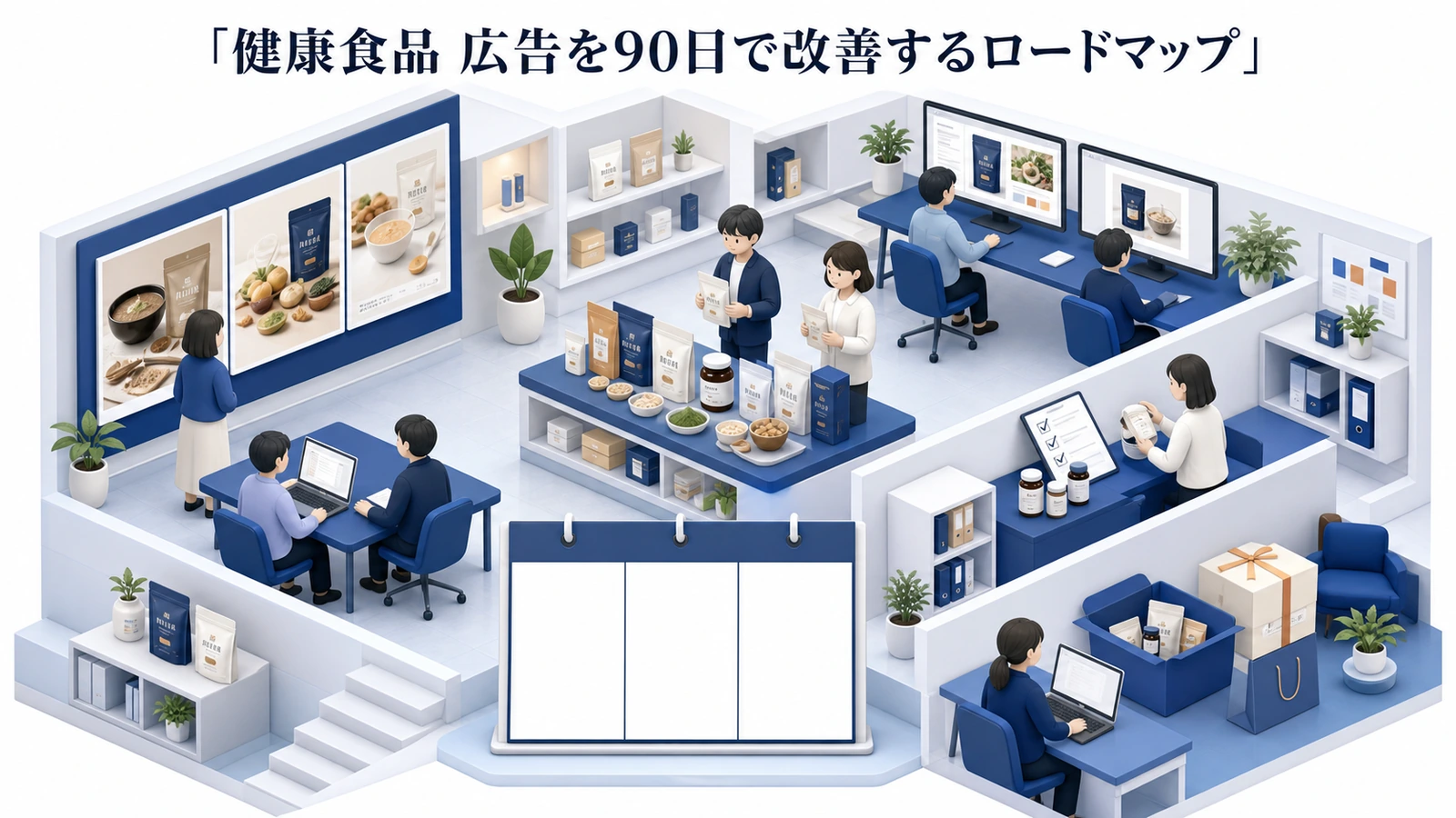 健康食品 広告を90日で改善するロードマップ
