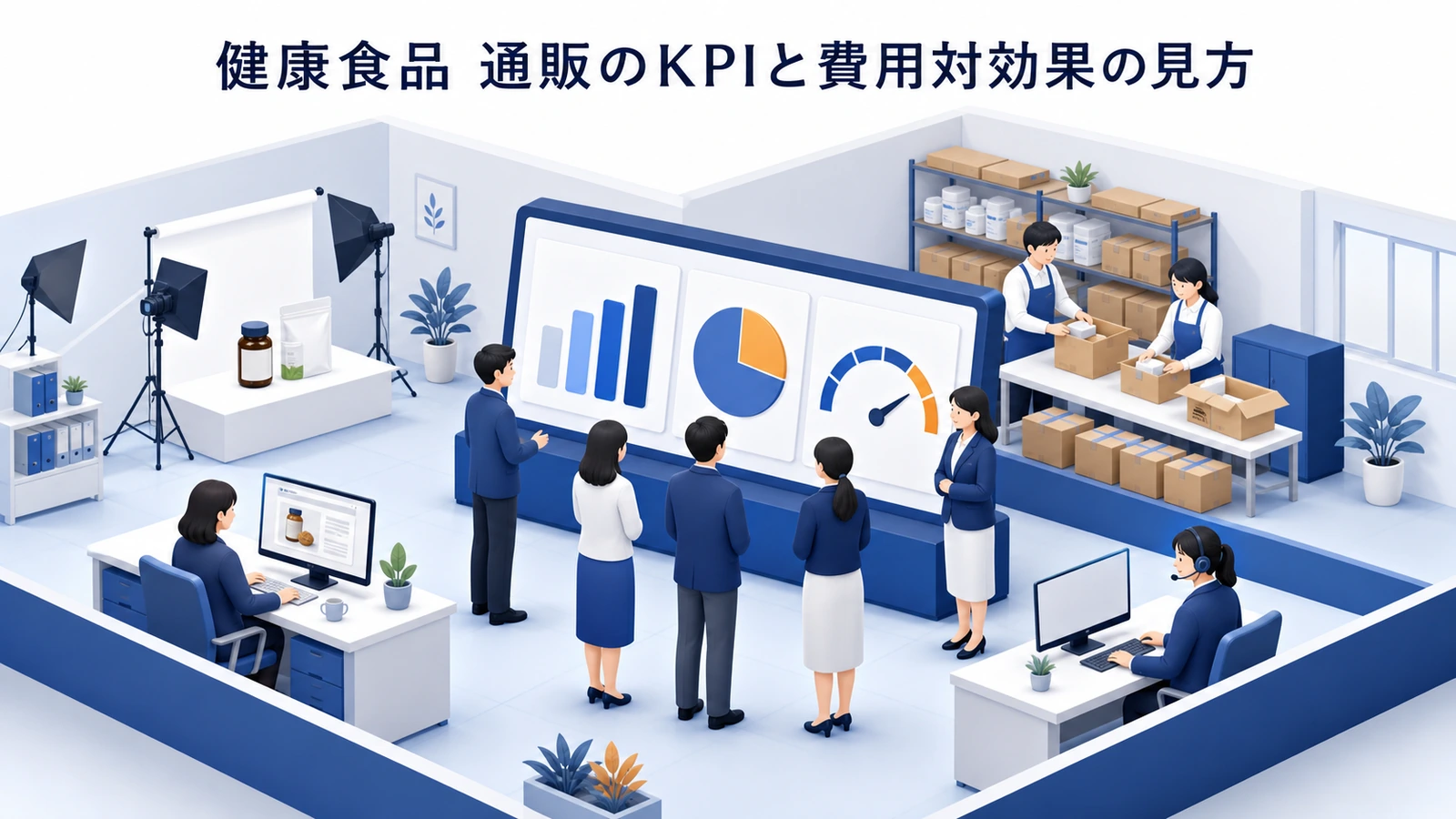 健康食品 通販のKPIと費用対効果の見方
