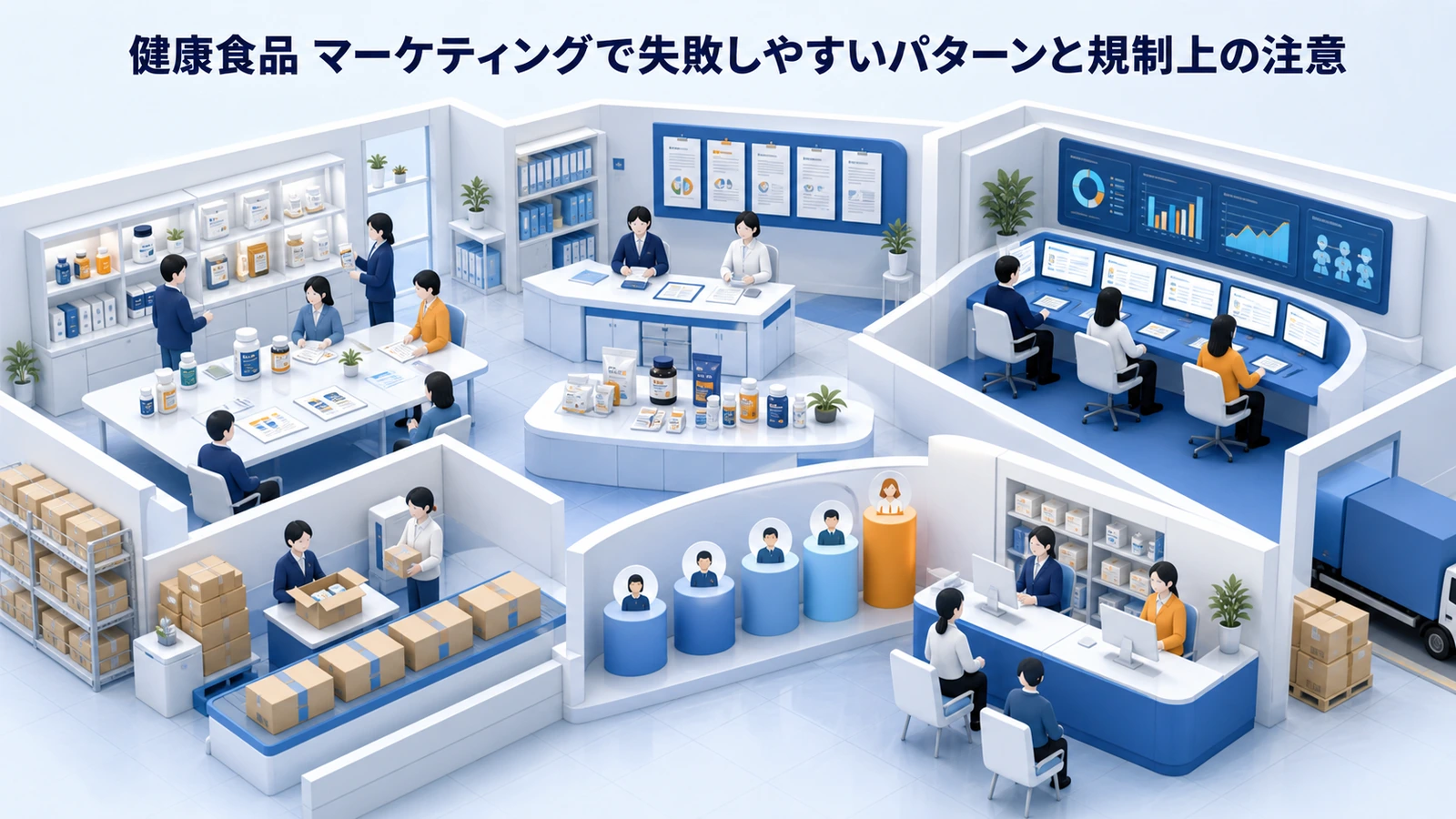 健康食品 マーケティングで失敗しやすいパターンと規制上の注意