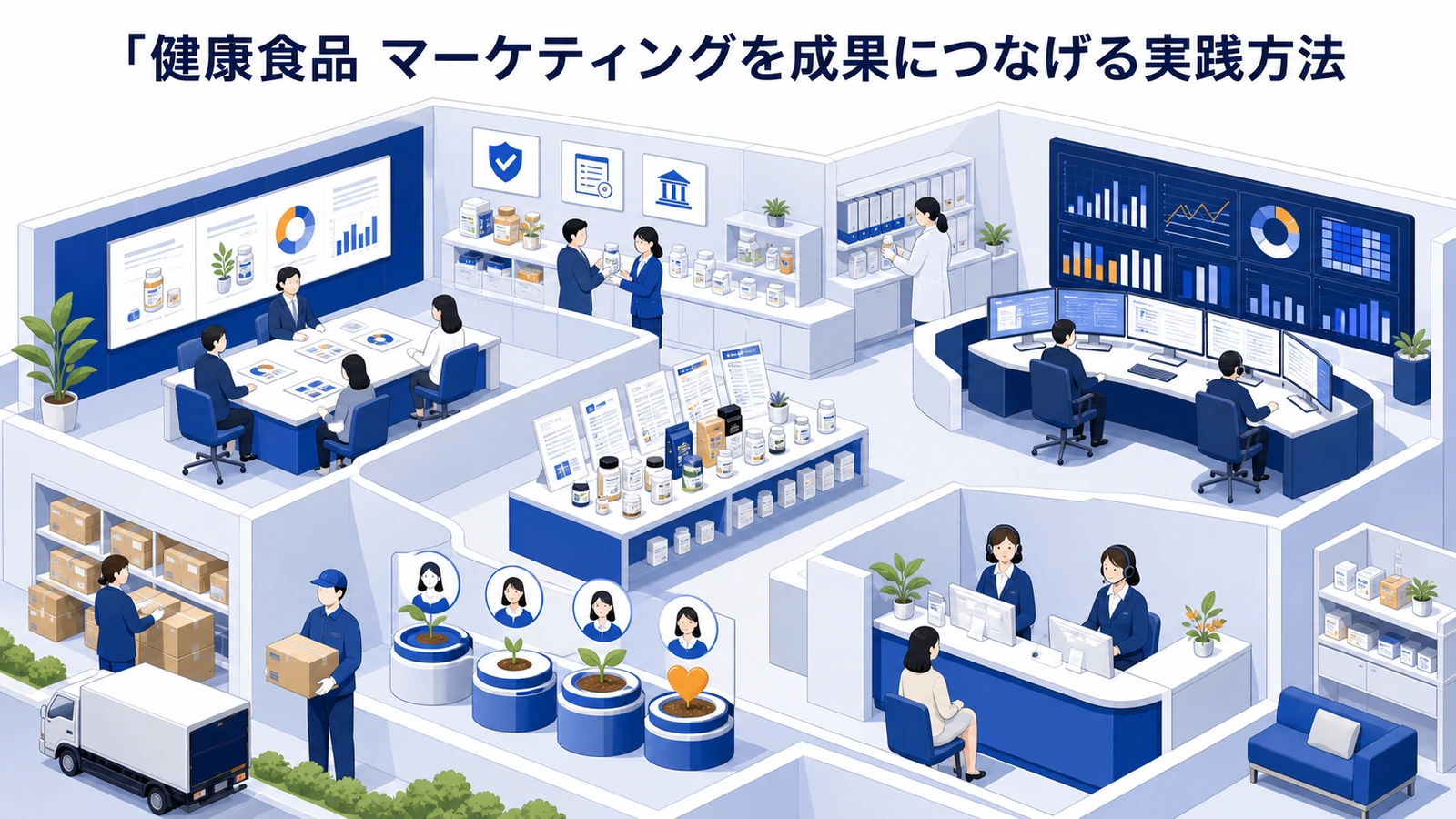 健康食品 マーケティングを成果につなげる実践方法