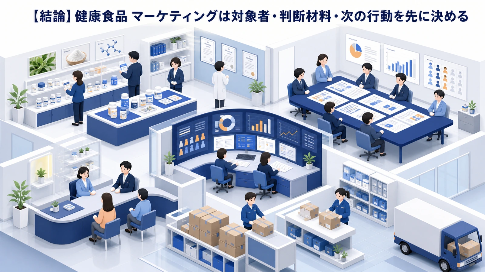 【結論】健康食品 マーケティングは対象者・判断材料・次の行動を先に決める