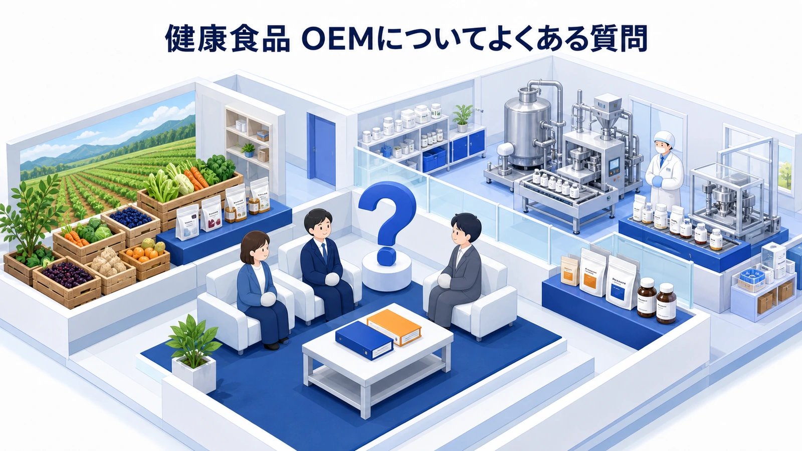 健康食品 OEMについてよくある質問