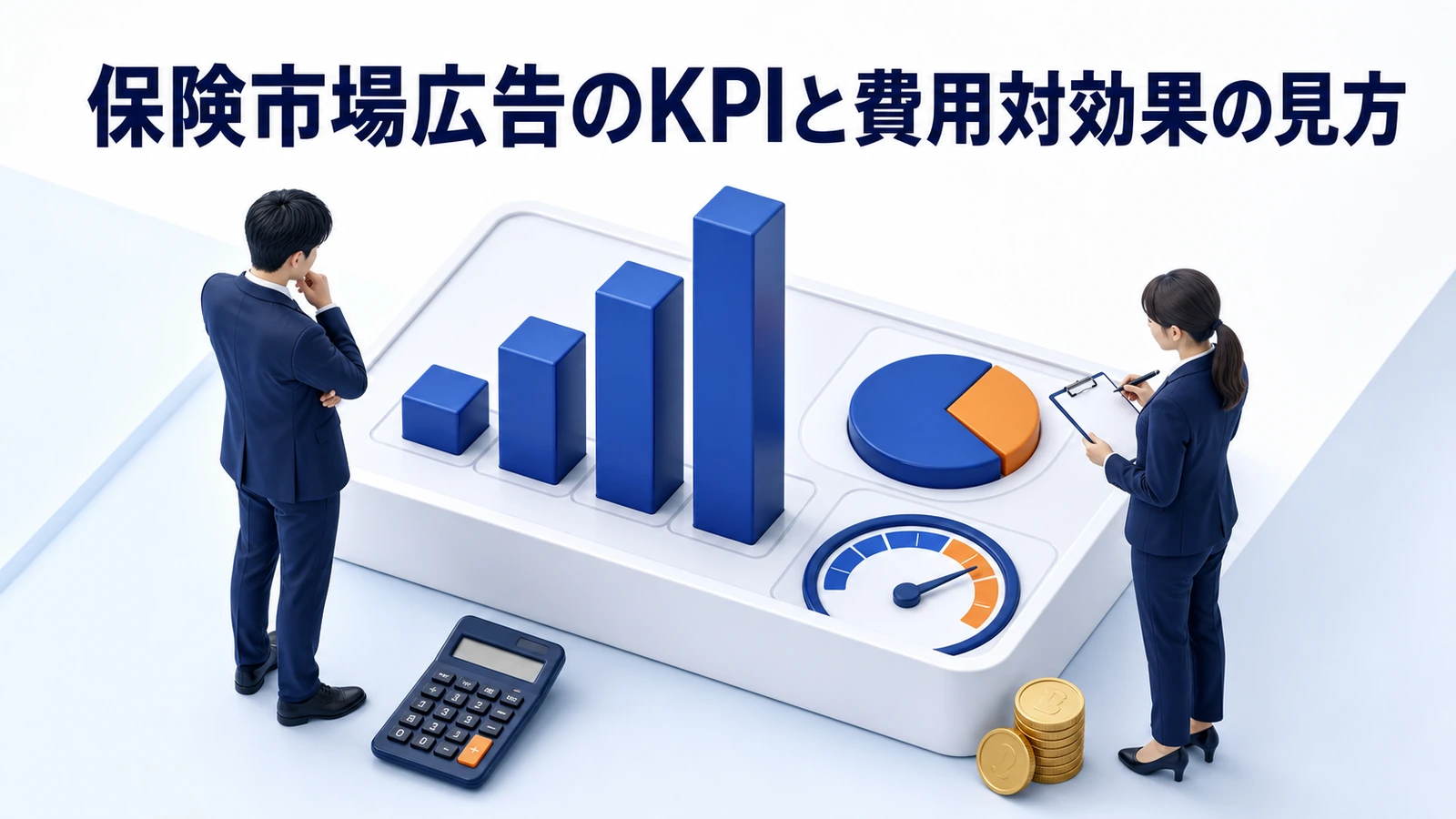 保険市場広告のKPIと費用対効果の見方