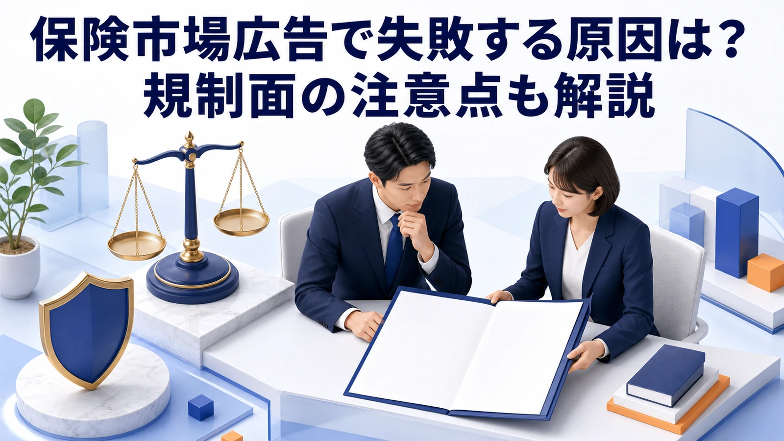 保険市場広告で失敗する原因は？規制面の注意点も解説