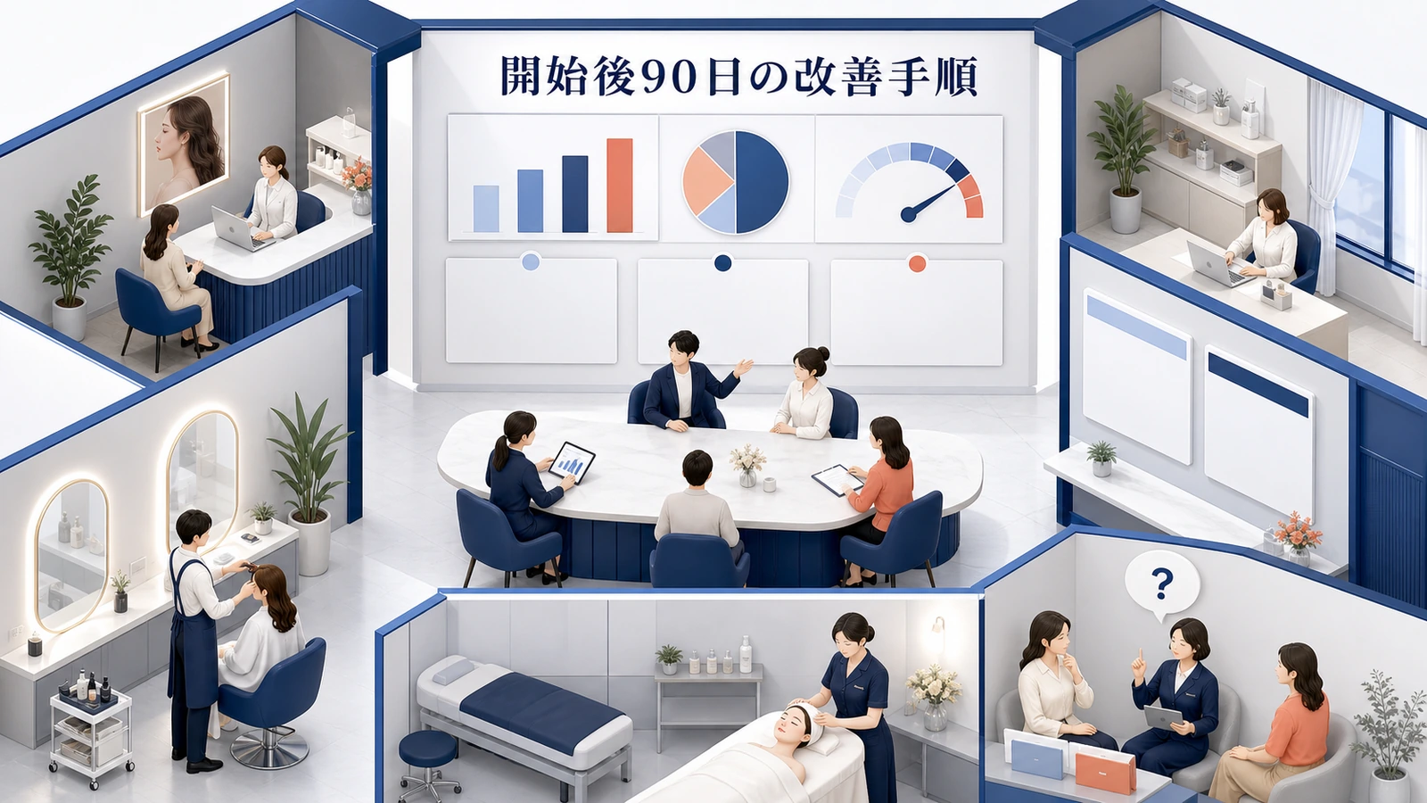 開始後90日の改善手順