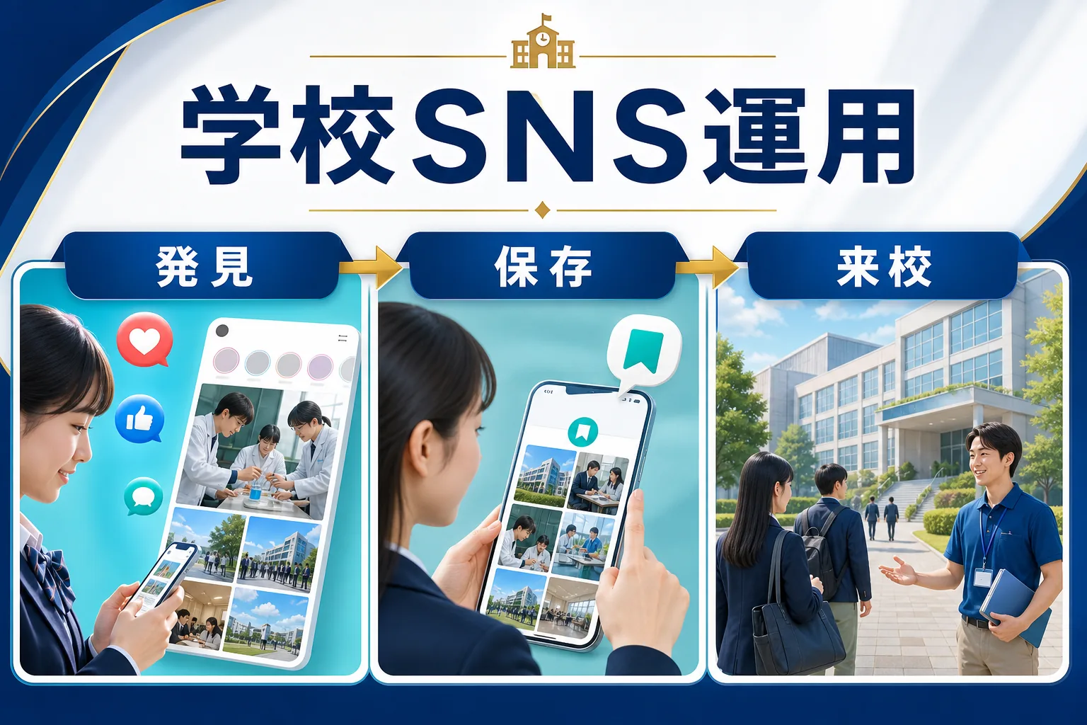 公式サイト・進学媒体・SNS・広告の役割を分けるを実務で判断するためのImage 2.0図解