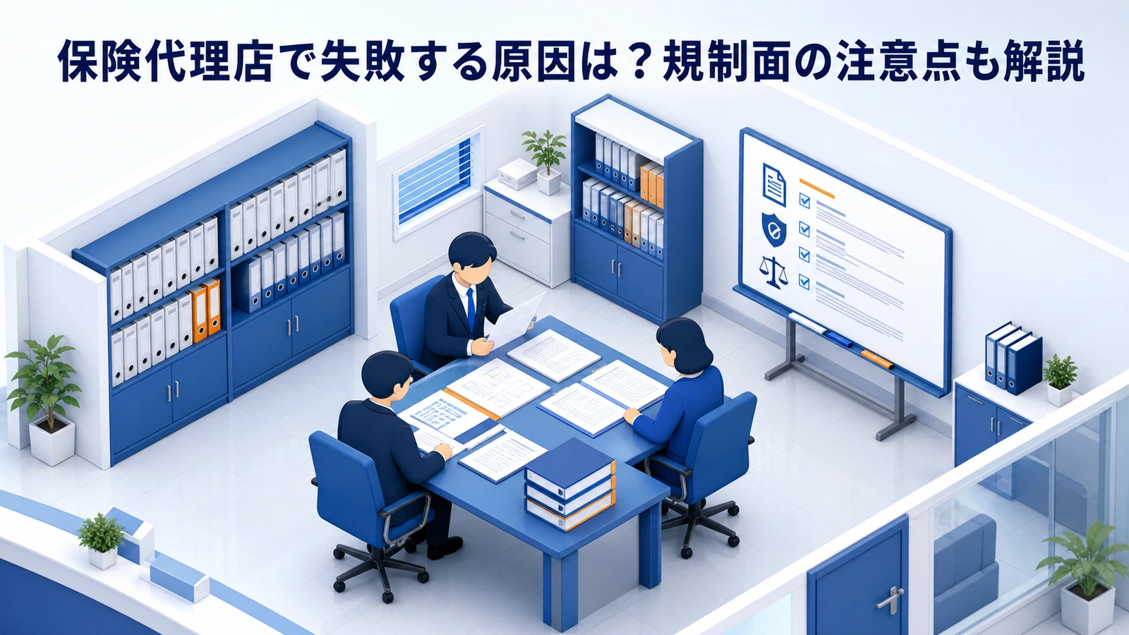 保険代理店で失敗する原因は？規制面の注意点も解説