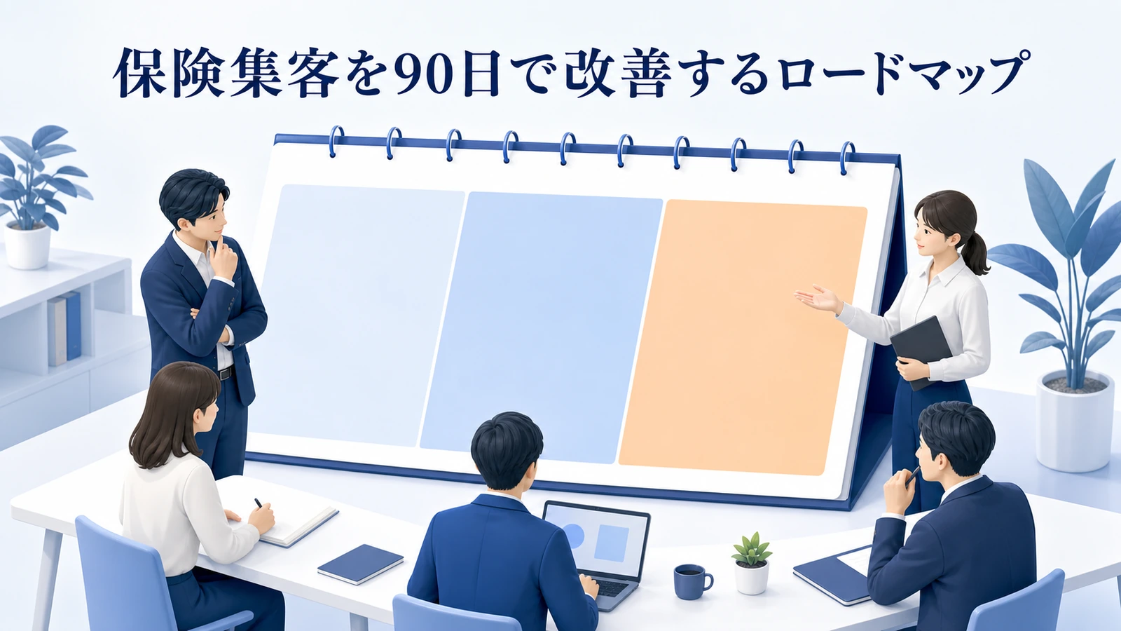 保険集客を90日で改善するロードマップ