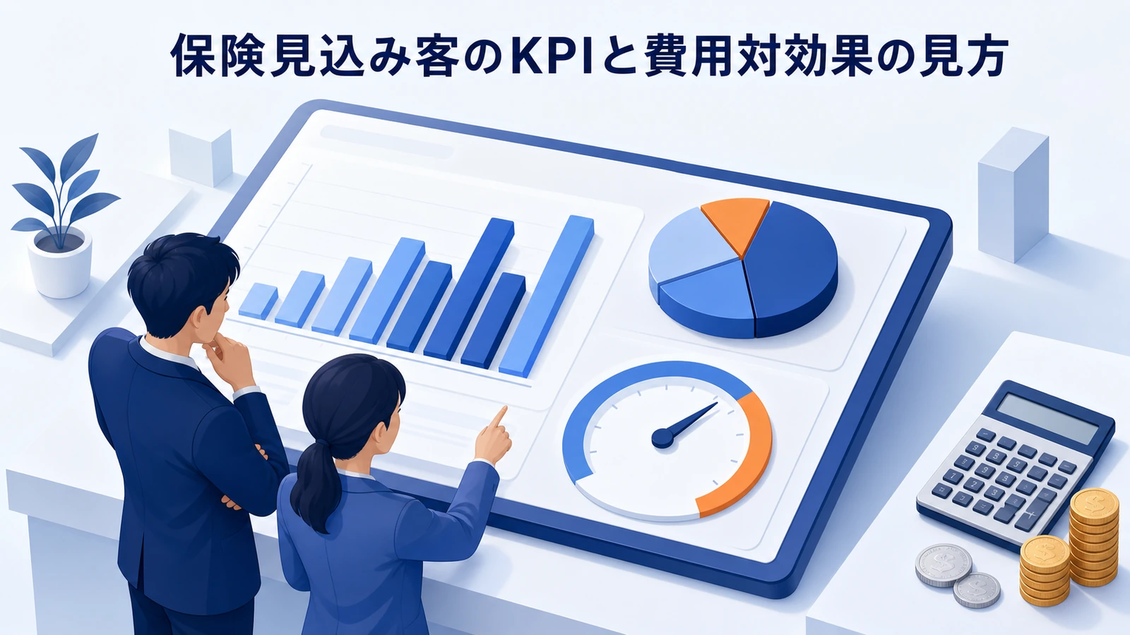 保険見込み客のKPIと費用対効果の見方