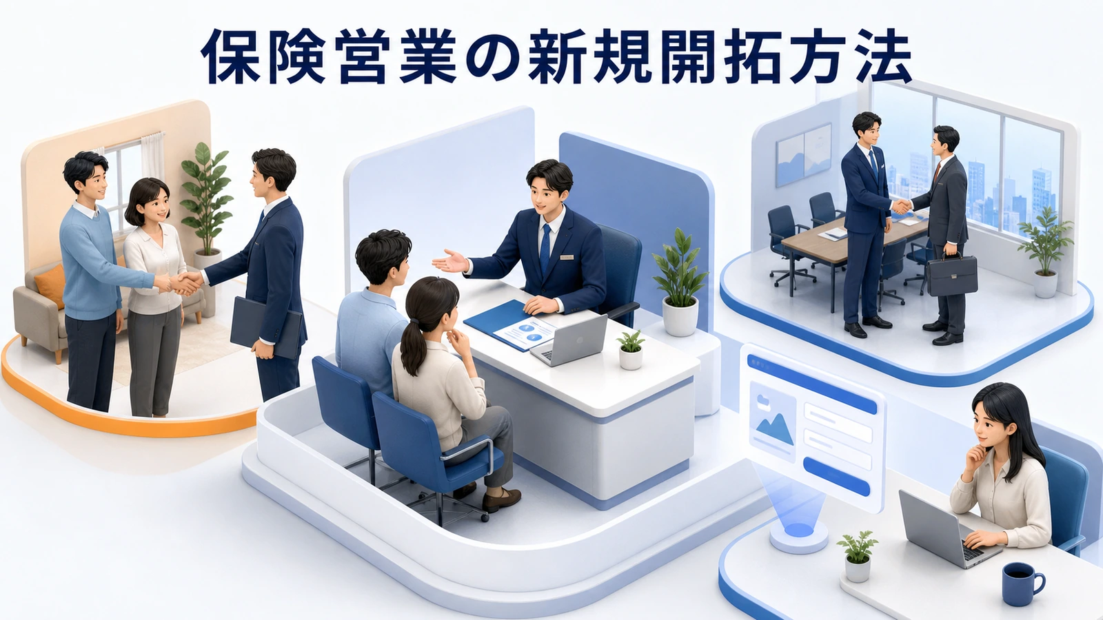 保険営業の新規開拓方法