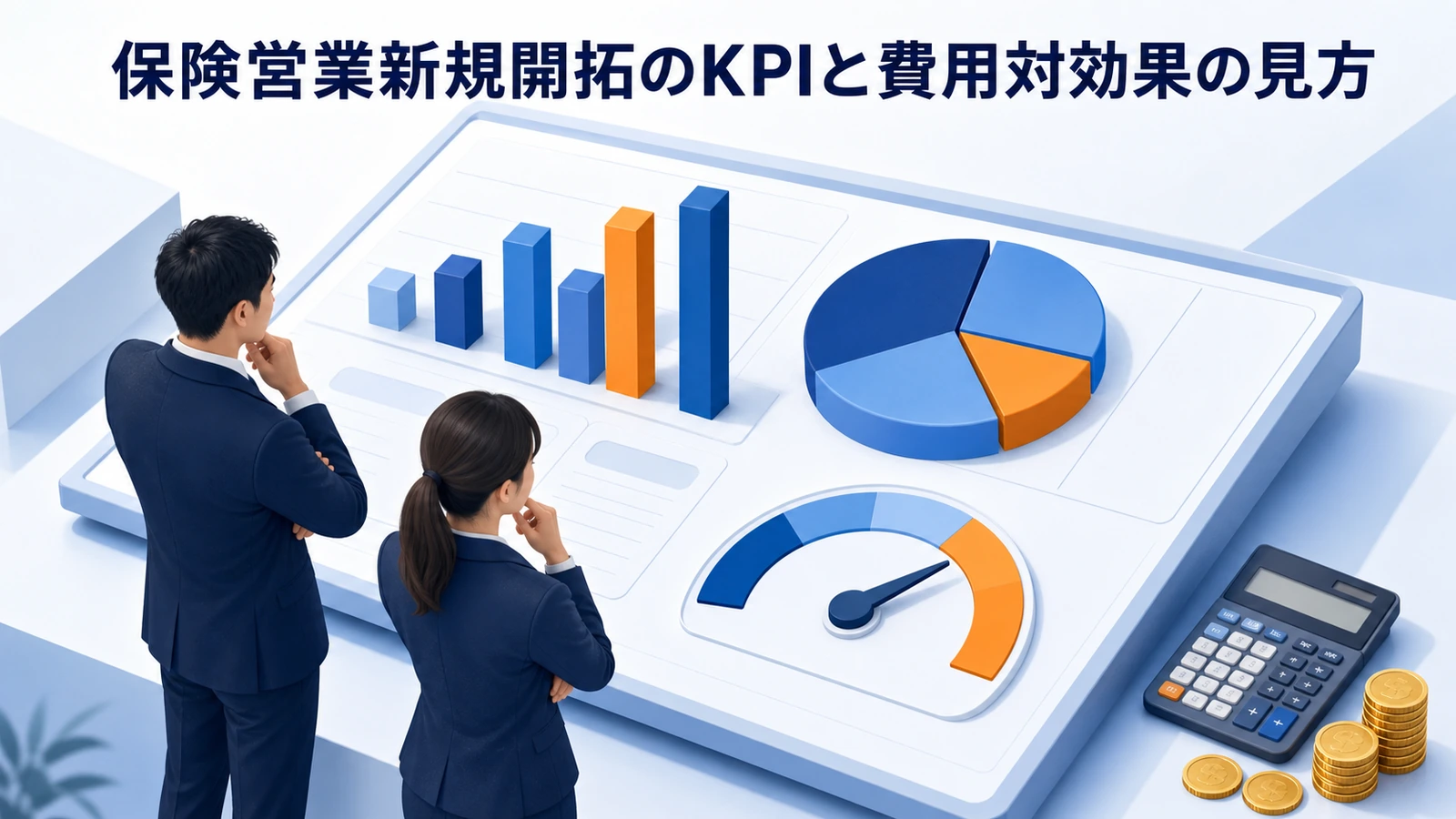 保険営業新規開拓のKPIと費用対効果の見方