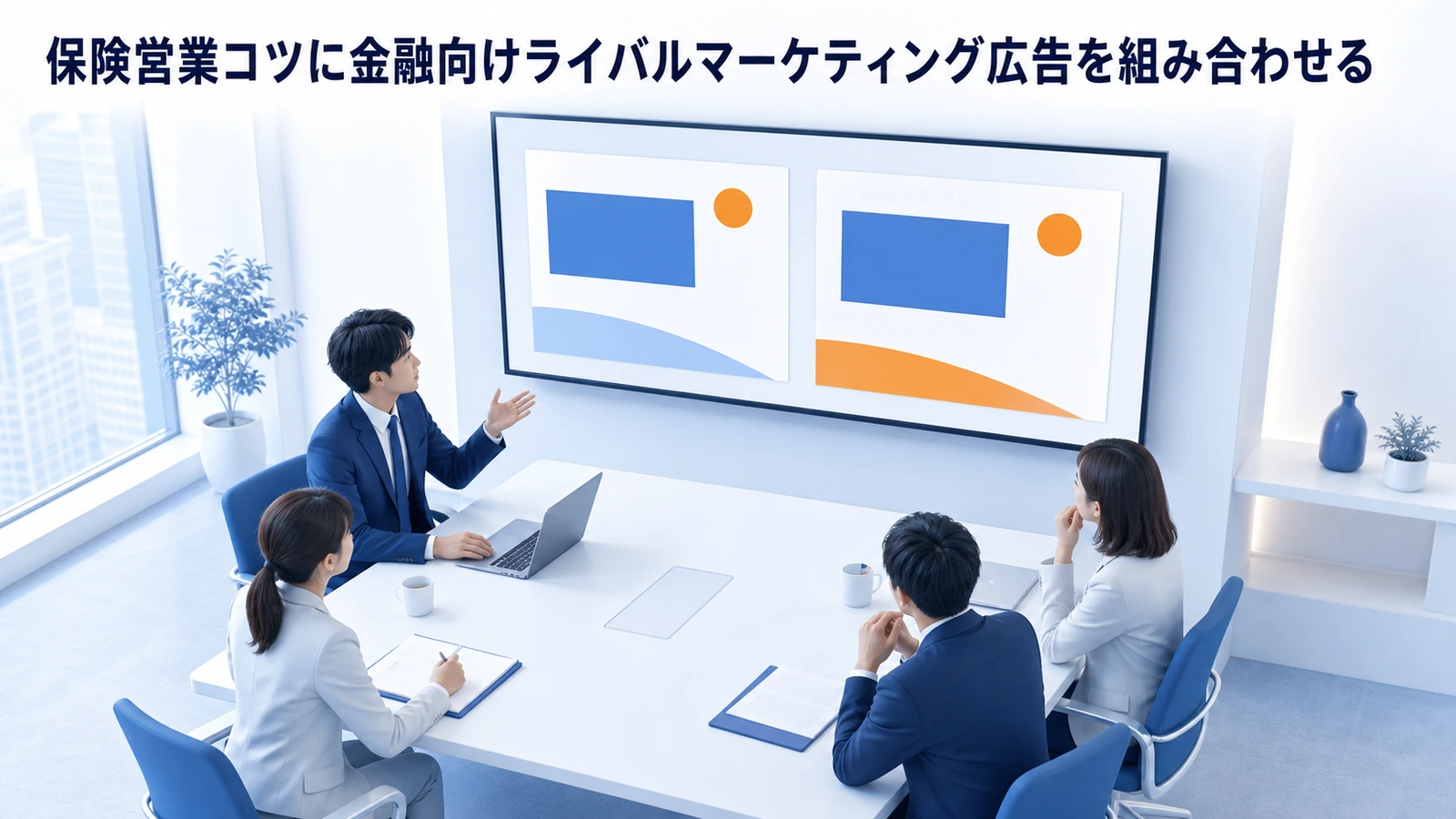 保険営業コツに金融向けライバルマーケティング広告を組み合わせる