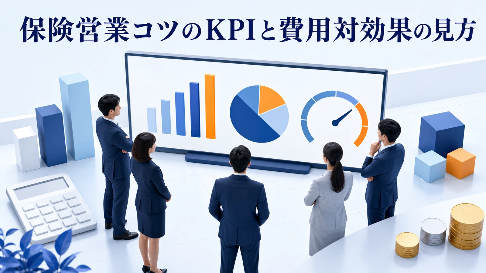 保険営業コツのKPIと費用対効果の見方