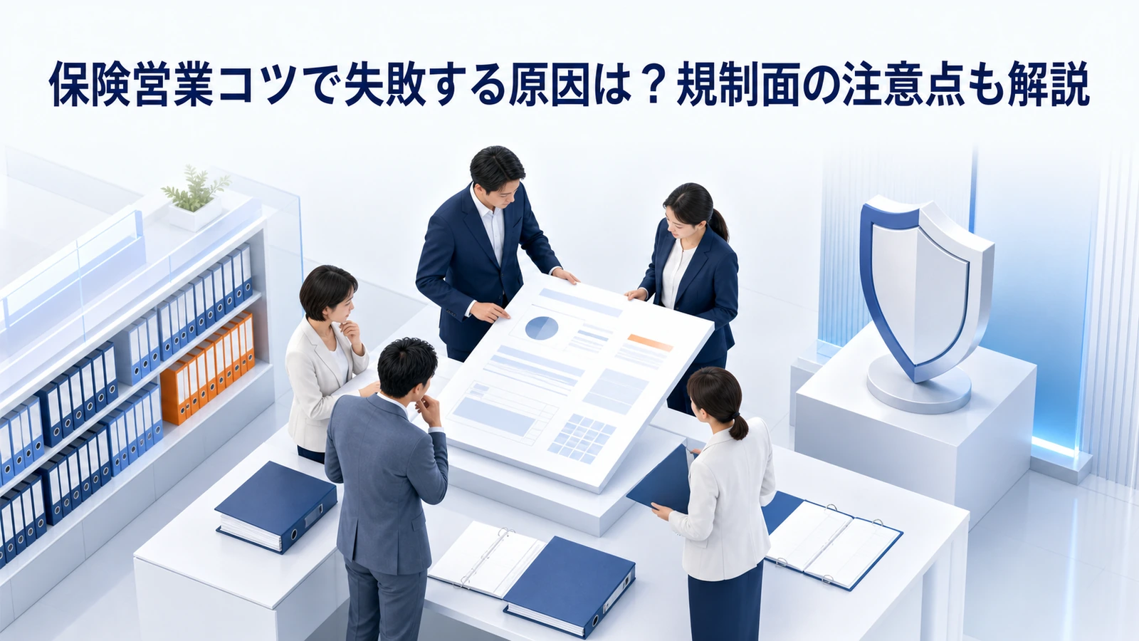 保険営業コツで失敗する原因は？規制面の注意点も解説