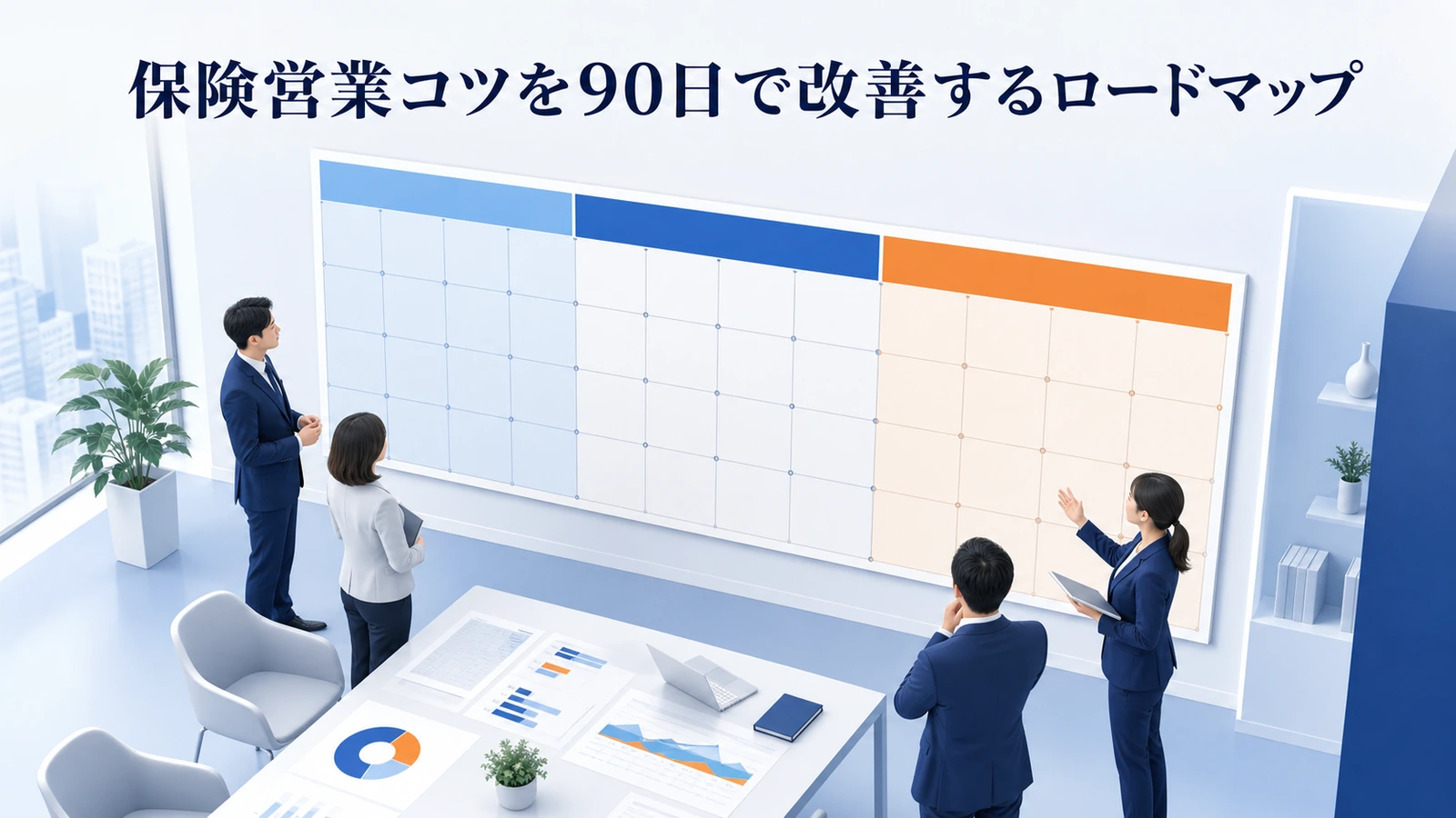 保険営業コツを90日で改善するロードマップ