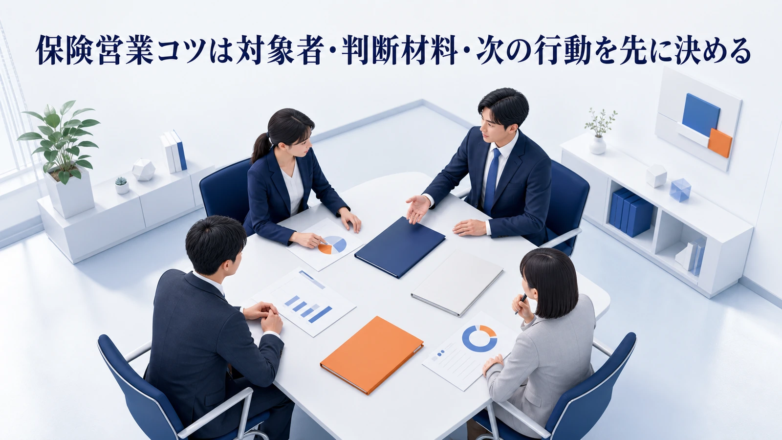 保険営業コツは対象者・判断材料・次の行動を先に決める
