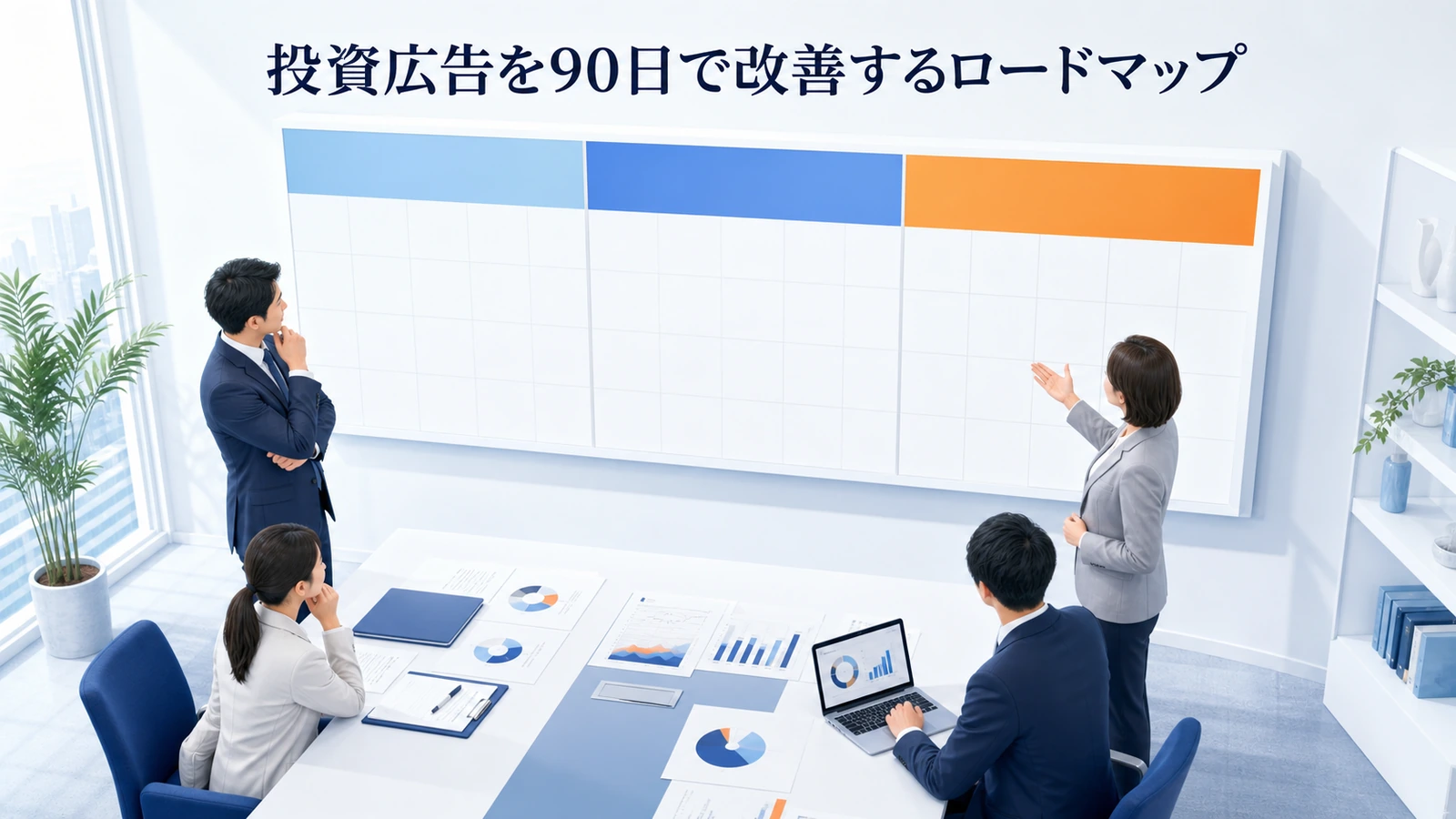 投資広告を90日で改善するロードマップ