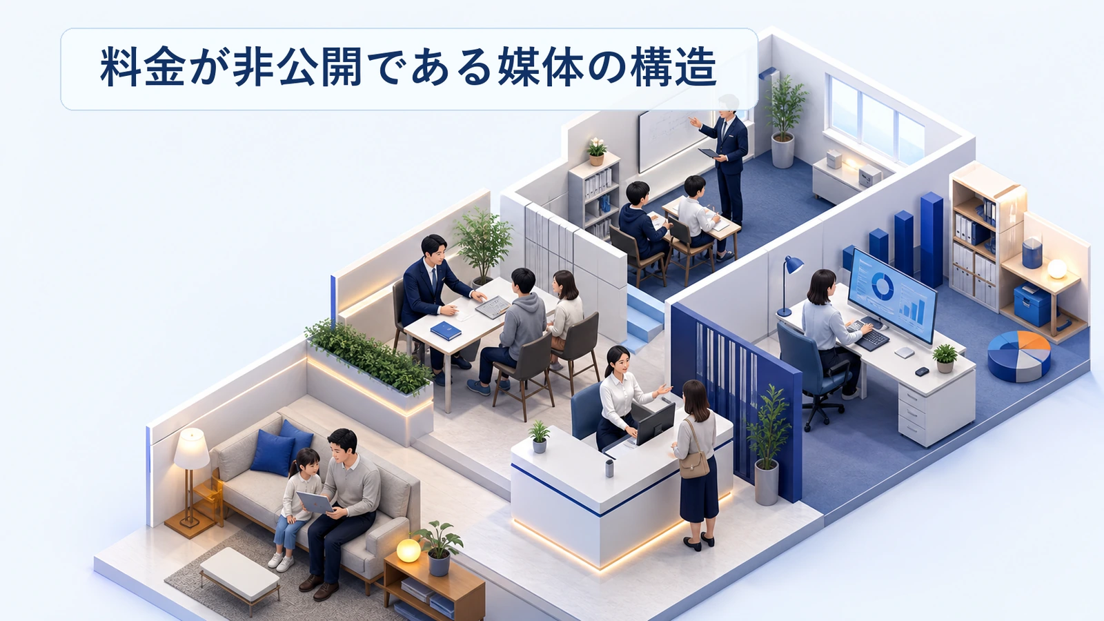 塾ポータルの料金が非公開である理由と背景を整理した図解