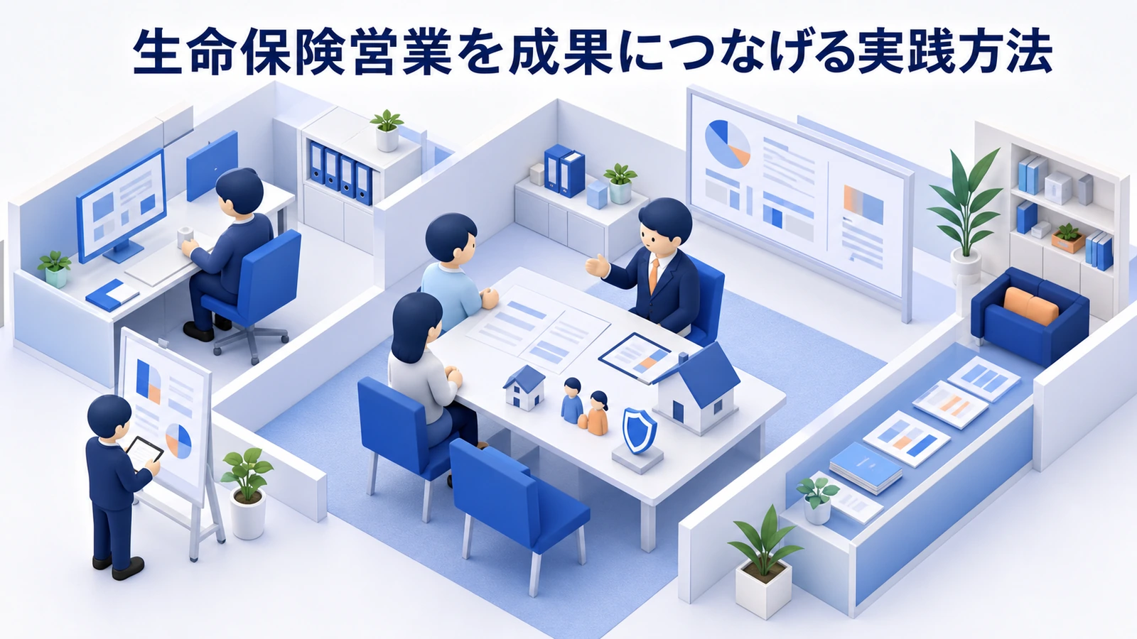 生命保険営業を成果につなげる実践方法