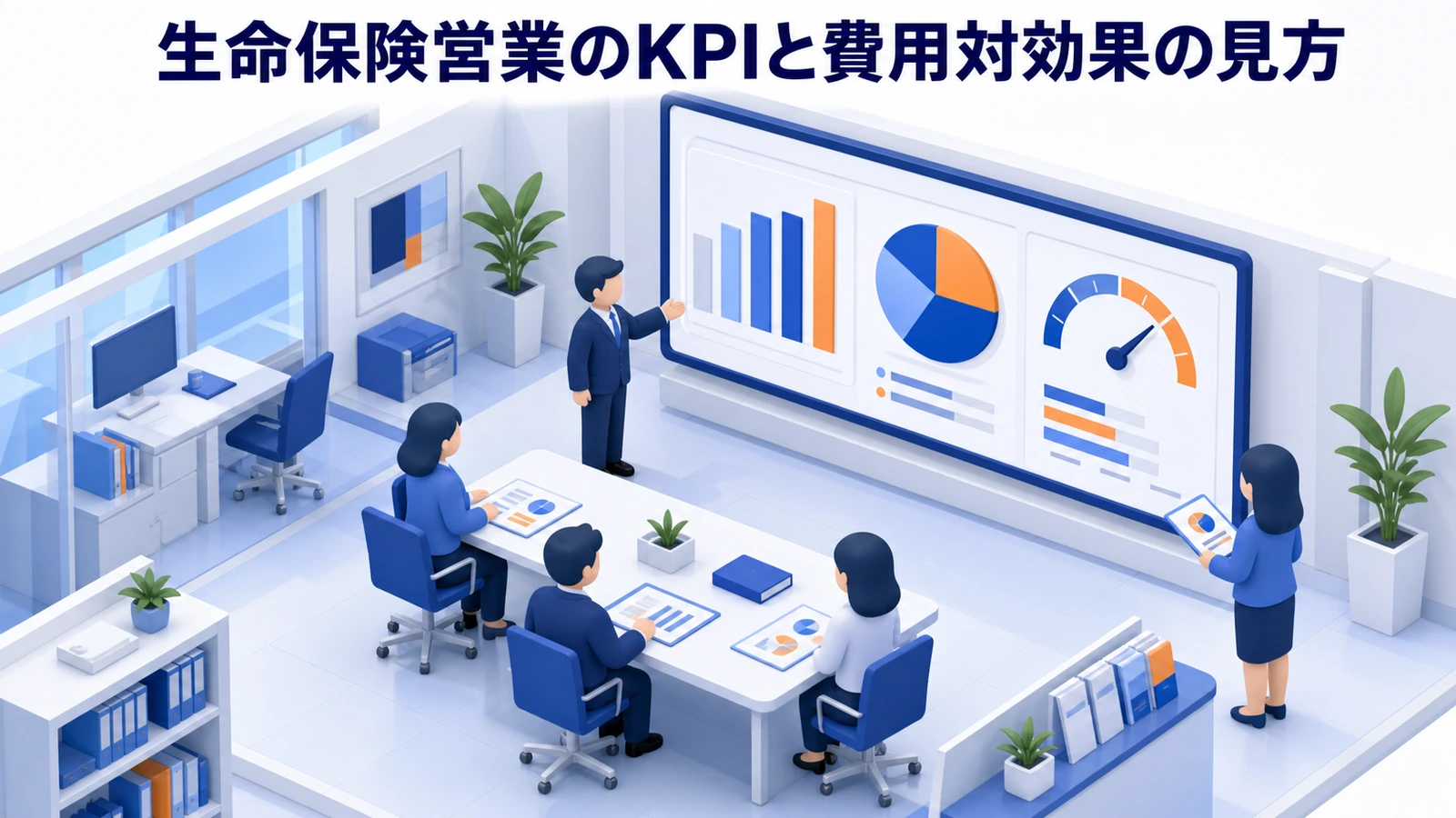 生命保険営業のKPIと費用対効果の見方
