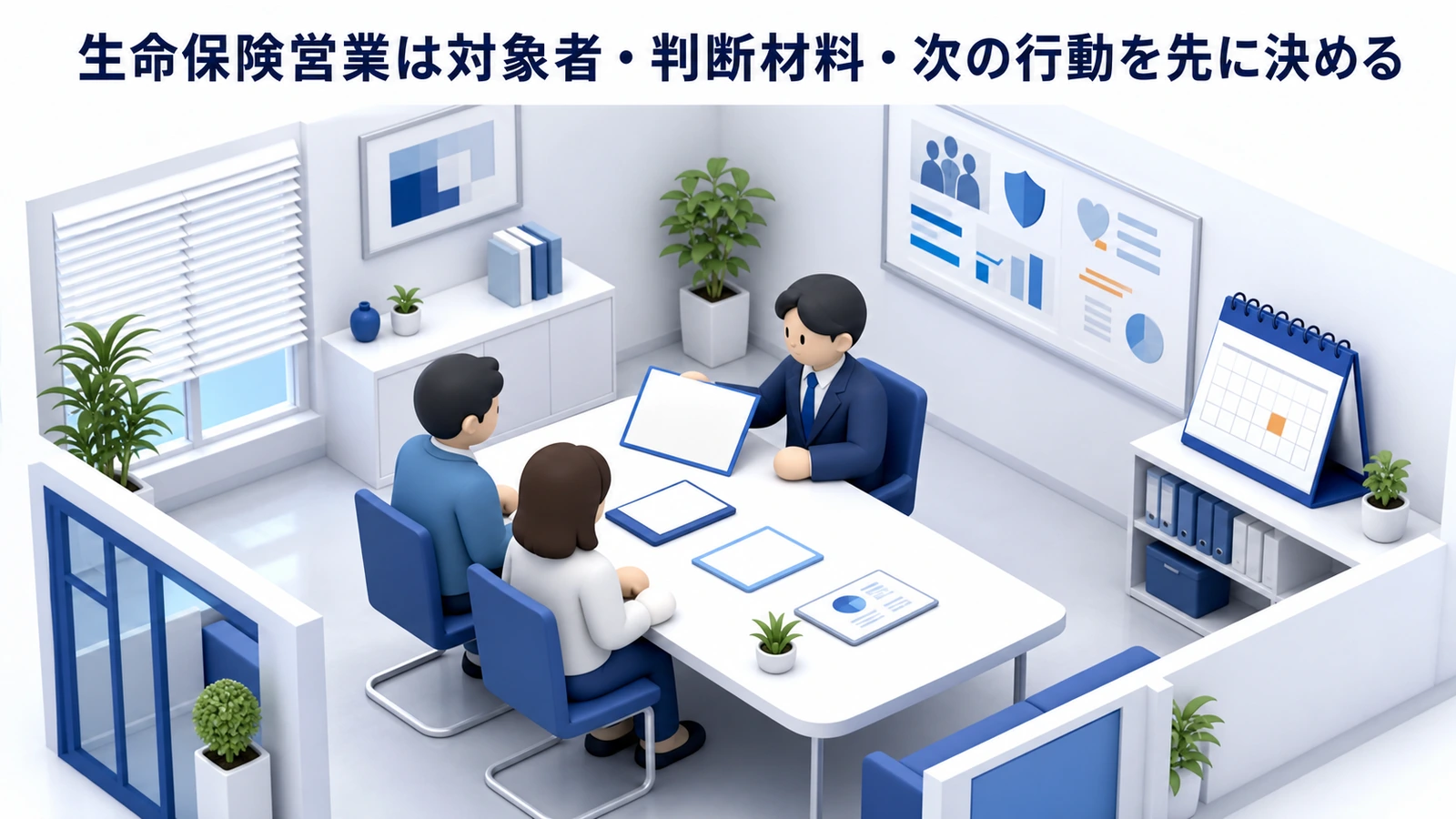 生命保険営業は対象者・判断材料・次の行動を先に決める