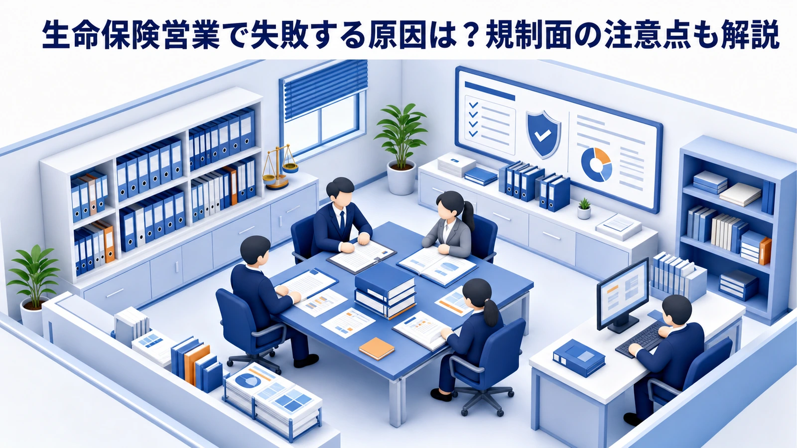 生命保険営業で失敗する原因は？規制面の注意点も解説